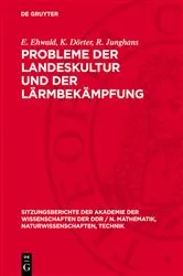 Book cover of Probleme der Landeskultur und der Lärmbekämpfung by E. Ehwald