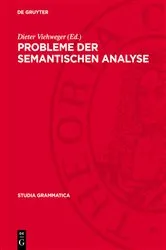 Book cover of Probleme der semantischen Analyse by Unknown