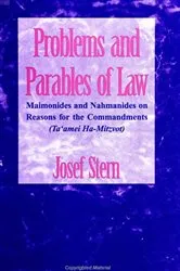 Book cover of Problems and Parables of Law by Josef Stern