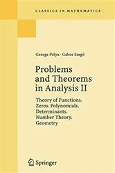 Book cover of Problems and Theorems in Analysis II by George Polya