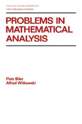 Book cover of Problems in Mathematical Analysis by Unknown