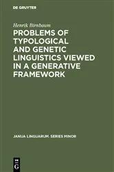 Book cover of Problems of Typological and Genetic Linguistics Viewed in a Generative Framework by Henrik Birnbaum