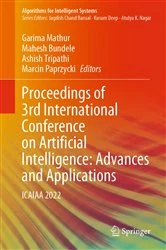 Book cover of Proceedings of 3rd International Conference on Artificial Intelligence: Advances and Applications by Garima Mathur