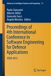 Book cover of Proceedings of 4th International Conference in Software Engineering for Defence Applications by Paolo Ciancarini