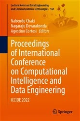 Book cover of Proceedings of International Conference on Computational Intelligence and Data Engineering by Nabendu Chaki