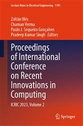 Book cover of Proceedings of International Conference on Recent Innovations in Computing by Zoltán Illés