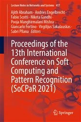 Book cover of Proceedings of the 13th International Conference on Soft Computing and Pattern Recognition (SoCPaR 2021) by Ajith Abraham