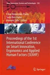 Book cover of Proceedings of the 1st International Conference on Smart Innovation, Ergonomics and Applied Human Factors (SEAHF) by César Benavente-Peces