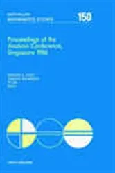 Book cover of Proceedings of the Analysis Conference, Singapore 1986 by Unknown