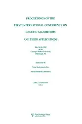 Book cover of Proceedings of the First International Conference on Genetic Algorithms and their Applications by John J. Grefenstette