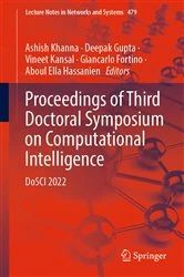 Book cover of Proceedings of Third Doctoral Symposium on Computational Intelligence by Ashish Khanna