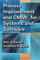 Book cover of Process Improvement and CMMI for Systems and Software by Ron S. Kenett