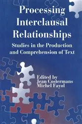 Book cover of Processing interclausal Relationships by Unknown
