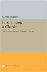 Book cover of Proclaiming a Classic by Daniel Javitch