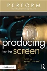 Book cover of Producing for the Screen by Amedeo D'Adamo