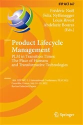 Book cover of Product Lifecycle Management. PLM in Transition Times: The Place of Humans and Transformative Technologies by Frédéric Noël
