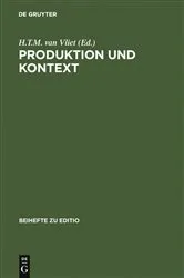 Book cover of Produktion und Kontext by H.T.M. van Vliet