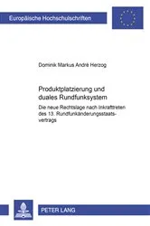 Book cover of Produktplatzierung und duales Rundfunksystem by Unknown