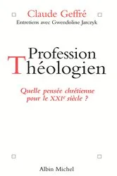 Book cover of Profession théologien by Gwendoline Jarczyk
