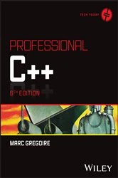 Book cover of Professional C++ (6th ed.) by Marc Gregoire
