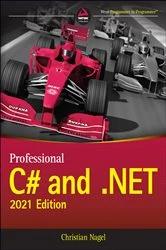 Book cover of Professional C# and .NET (8th ed.) by Christian Nagel