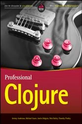 Book cover of Professional Clojure by Jeremy Anderson