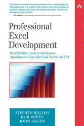 Book cover of Professional Excel Development by Stephen Bullen