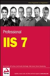 Book cover of Professional IIS 7 by Kenneth Schaefer