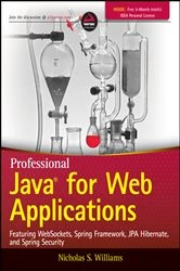 Book cover of Professional Java for Web Applications by Nicholas S. Williams