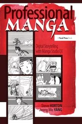 Book cover of Professional Manga by Steve Horton