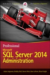Book cover of Professional Microsoft SQL Server 2014 Administration by Adam Jorgensen