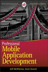 Book cover of Professional Mobile Application Development by Jeff McWherter