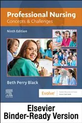 Book cover of Professional Nursing E-Book (9th ed.) by Black PhD, RN, FAAN, Beth