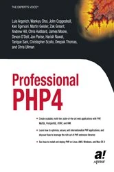Book cover of Professional PHP4 by Luis Argerich
