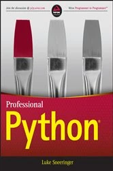 Book cover of Professional Python by Luke Sneeringer