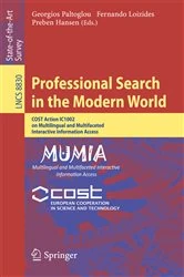 Book cover of Professional Search in the Modern World by Georgios Paltoglou