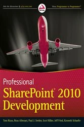 Book cover of Professional SharePoint 2010 Development by Thomas Rizzo