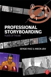 Book cover of Professional Storyboarding by Sergio Paez