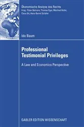 Book cover of Professional Testimonial Privileges by Unknown