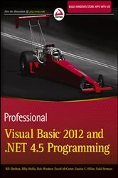 Book cover of Professional Visual Basic 2012 and .NET 4.5 Programming by Bill Sheldon