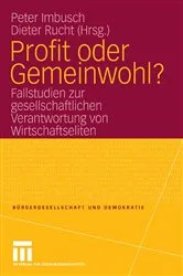 Book cover of Profit oder Gemeinwohl? by Peter Imbusch