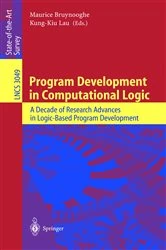 Book cover of Program Development in Computational Logic by Maurice Bruynooghe
