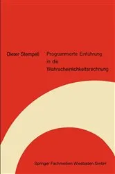 Book cover of Programmierte Einführung in die Wahrscheinlichkeitsrechnung (3rd ed.) by Dieter Stempell