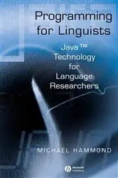 Book cover of Programming for Linguists by Michael Hammond