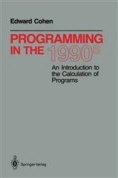Book cover of Programming in the 1990s by Edward Cohen