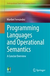Book cover of Programming Languages and Operational Semantics by Maribel Fernández