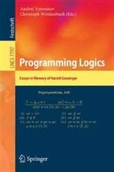 Book cover of Programming Logics by Andrei Voronkov