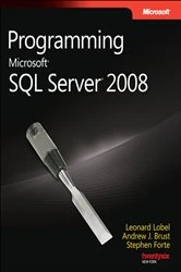 Book cover of Programming Microsoft SQL Server 2008 by Andrew Brust
