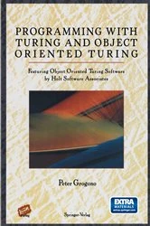 Book cover of Programming with Turing and Object Oriented Turing by Peter Grogono