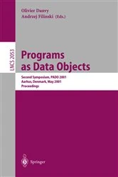 Book cover of Programs as Data Objects by Olivier Danvy
